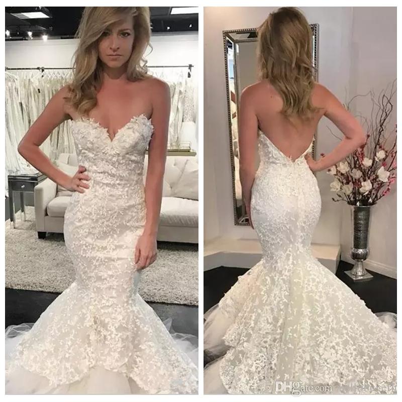 

Mermaid Lace Sweetheart Vintage African Wedding Dresses Vestidos De Novia 2019 Cheap bohemian Wedding Dress Bridal Gown Ruffled Bottom, Red