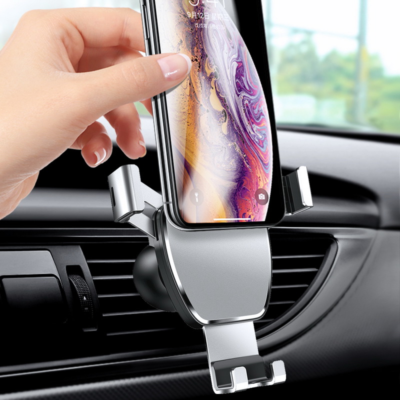 

Universal Gravity Car Bracket Vent Mobile Phone Holder Car Air Vent Mount For Smart Phone Car Accessories, Black