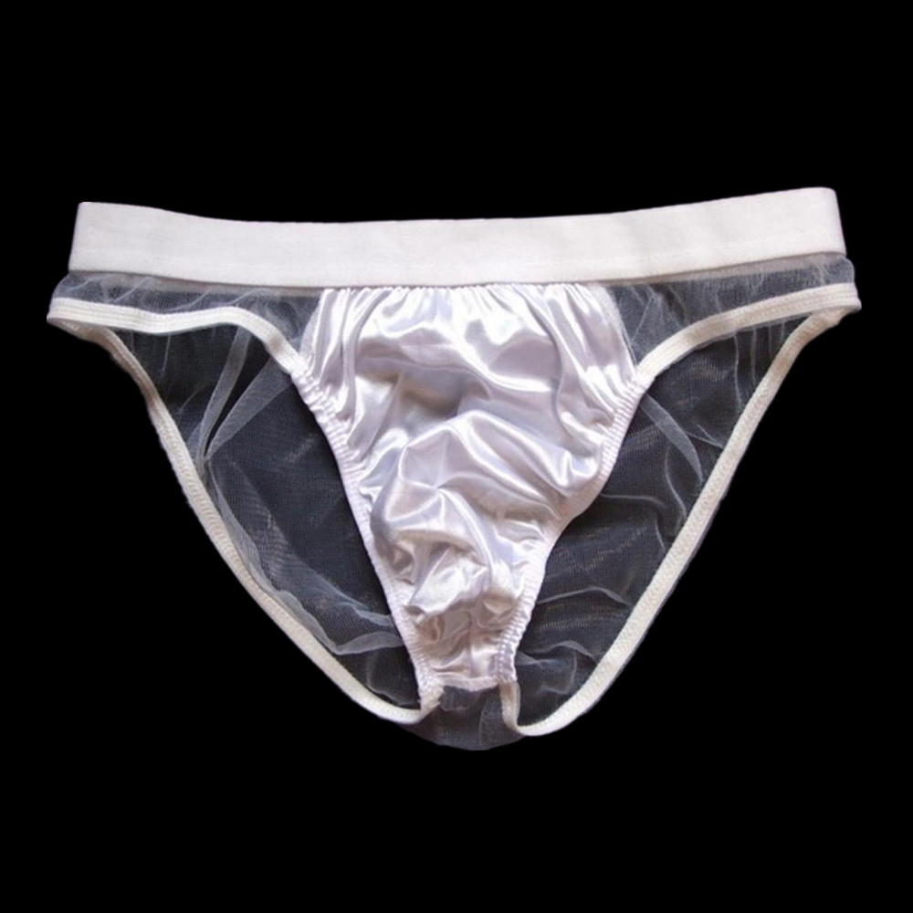 2020 Silk Smooth Men'S Briefs Sexy Underwear Male Sexy U Convex