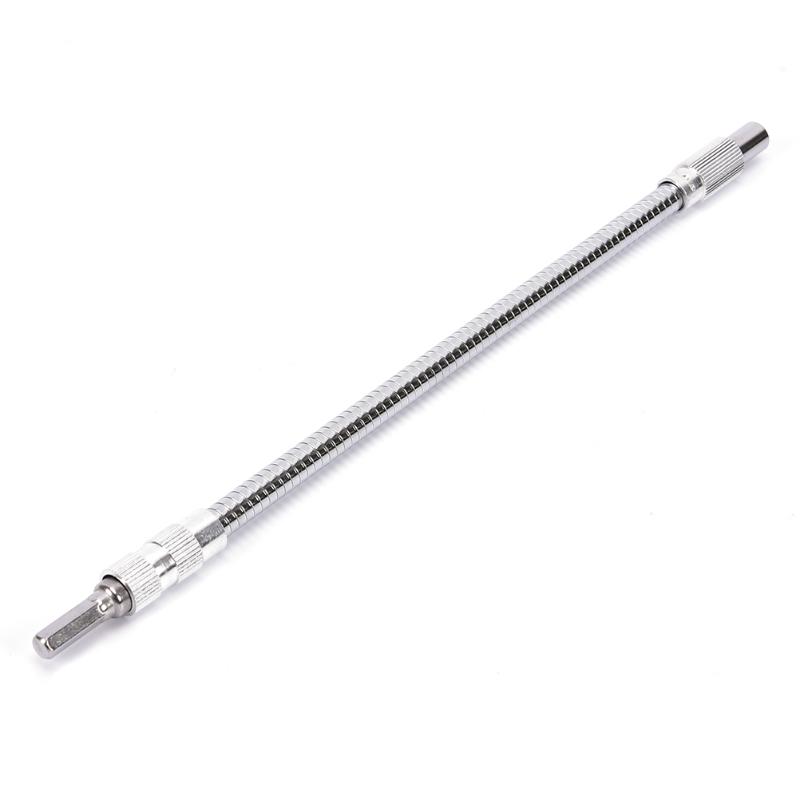 

High Quality 30cm 1/4" Hex Flex Flexible Hose Screwdriver Extension Bit Holder Adapter