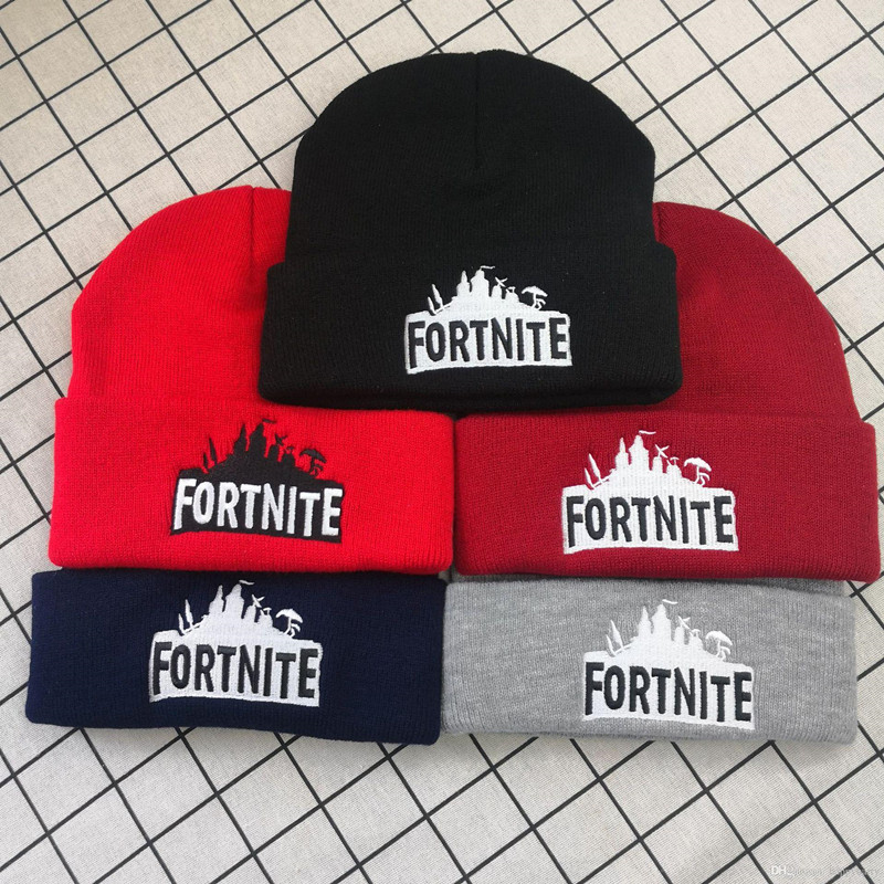 

Fortnite Hats 23 styles Fortnite Beanies Fortnite Battle Knitted Hat Hip Hop Embroidery Knitted Caps Teenager Winter Warm Skull Beanies Cap, Red