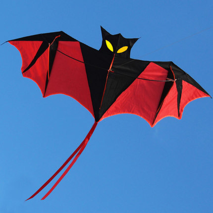 

kids toys High quality 1.8 m Red Bat Power Kite Resin Rod With Kites Handle And Line Good Flying
