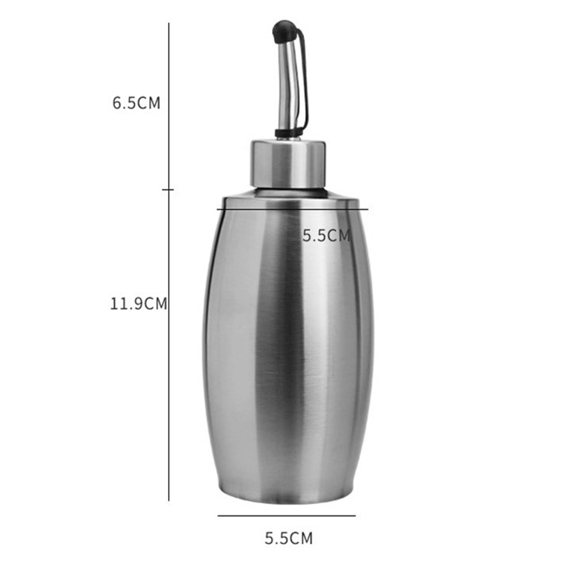 

Stainless Steel Oil Sprayer Bottle For Cooking Salad BBQ Kitchen Baking Roasting
