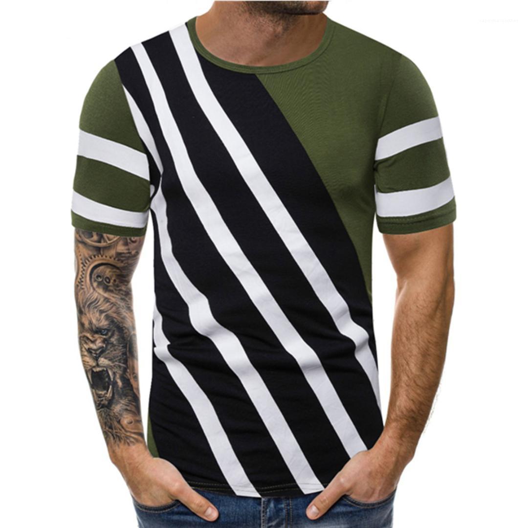 

Mens Shirts Designer Crew Neck Short Sleeve Vintage Tops Men Casual Tees Designer Casual Pure Color Line Pallened, Green