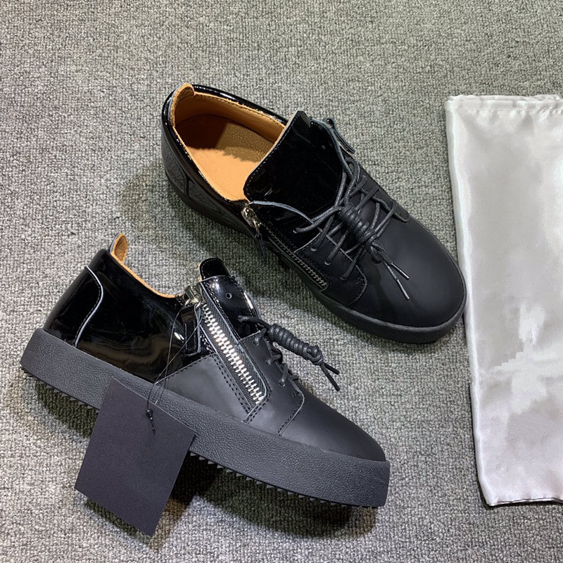 

Alexander Top Quality Men Women Casual Genuine Leather Shoes Embroidery Classic Trainers Python Embroidered Lover Sneakers, Choose the color