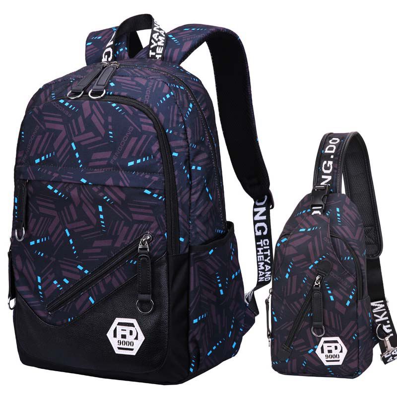 2019 unisex backpack teenager boys and girls vintage casual travel backpack large capacity canvas backpacks,green,18.5inch
