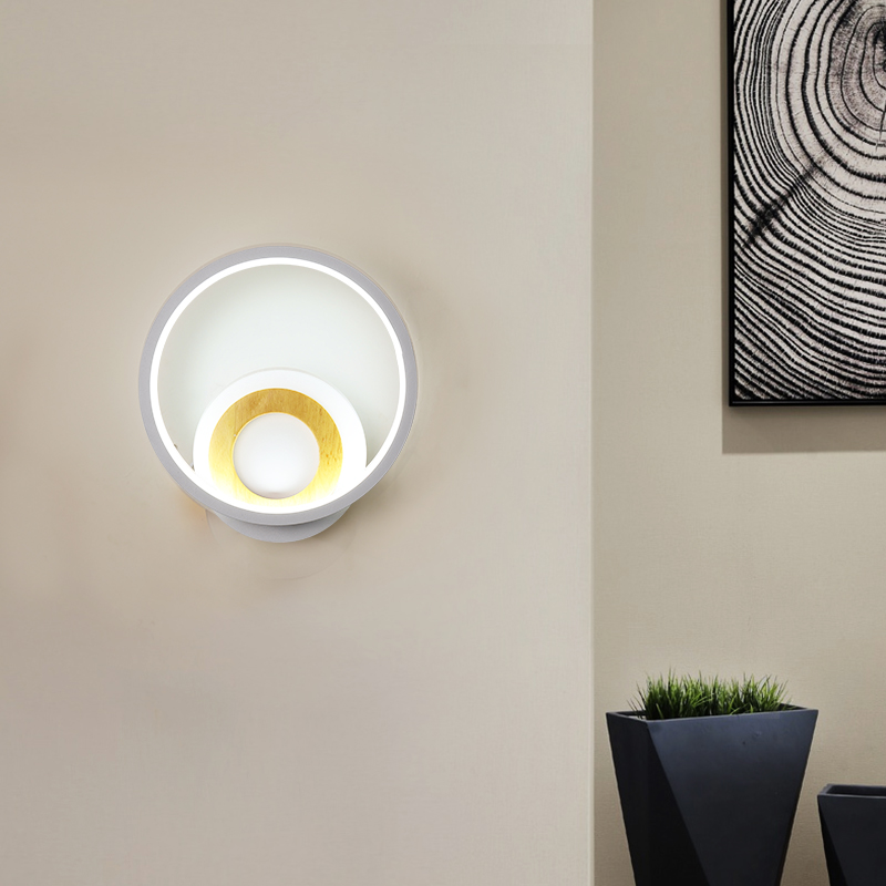 

Concise style led wall light for living bedroom corridor home deco Modern wall lights 110-220V bedside lamp sconce fixtures