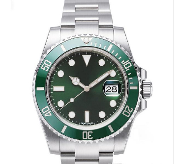 

Top mens watch high quality 2813 40mm stainless steel automatic mechanical sports luminous watch waterproof 30M, As shown