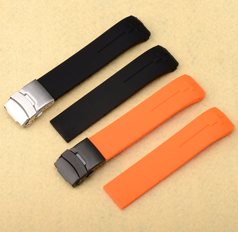

Quality Silicone Watchband 21mm Soft waterproof Replacement Silicone Watch bands For T-Touch T013T047T33