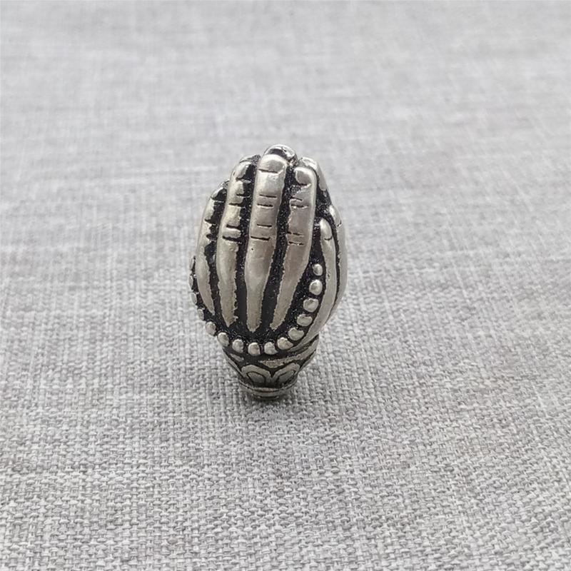 

Other 925 Sterling Silver Buddha Praying Hand Bead 3D For Buddhism Bracelet Necklace