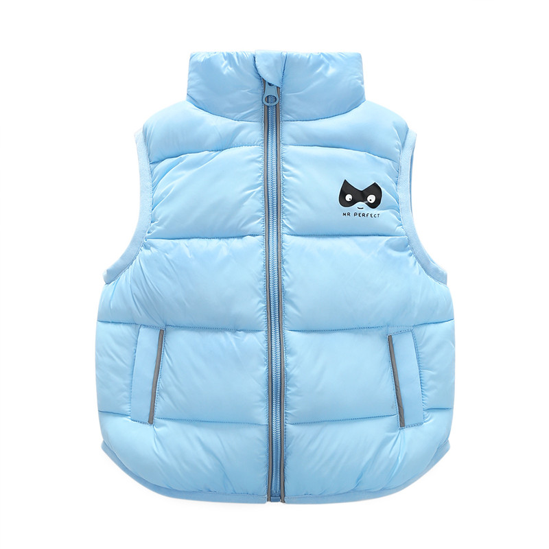 

Children Unisex Vest Jackets Coat Thick Princess Girls Clothing Kids Boys Down Jackets Baby Girl Warm Waistcoat