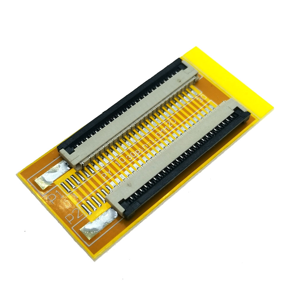 

24 Pin 1.0mm FPC FFC PCB connector socket adapter board,24P flat cable extend for LCD screen interface