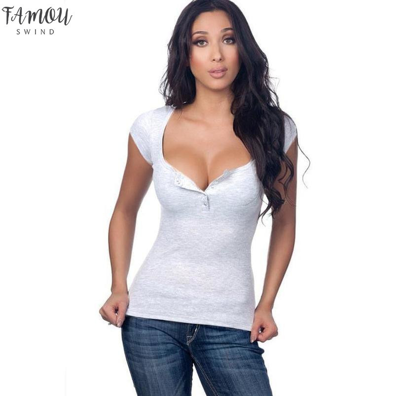 

New Fashion T Shirt Woman Summer Short Sleeve Sexy V Neck Cotton Women Top Slim Cap Sleeve Fit Soft Women Tshirt, Yellow