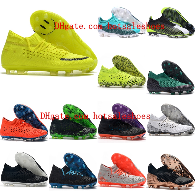 

2021 soccer shoes mens cleats Future 2.1 19.1 Netfit FG One 5.1 football boots outdoor Tacos de futbol high quality arrival