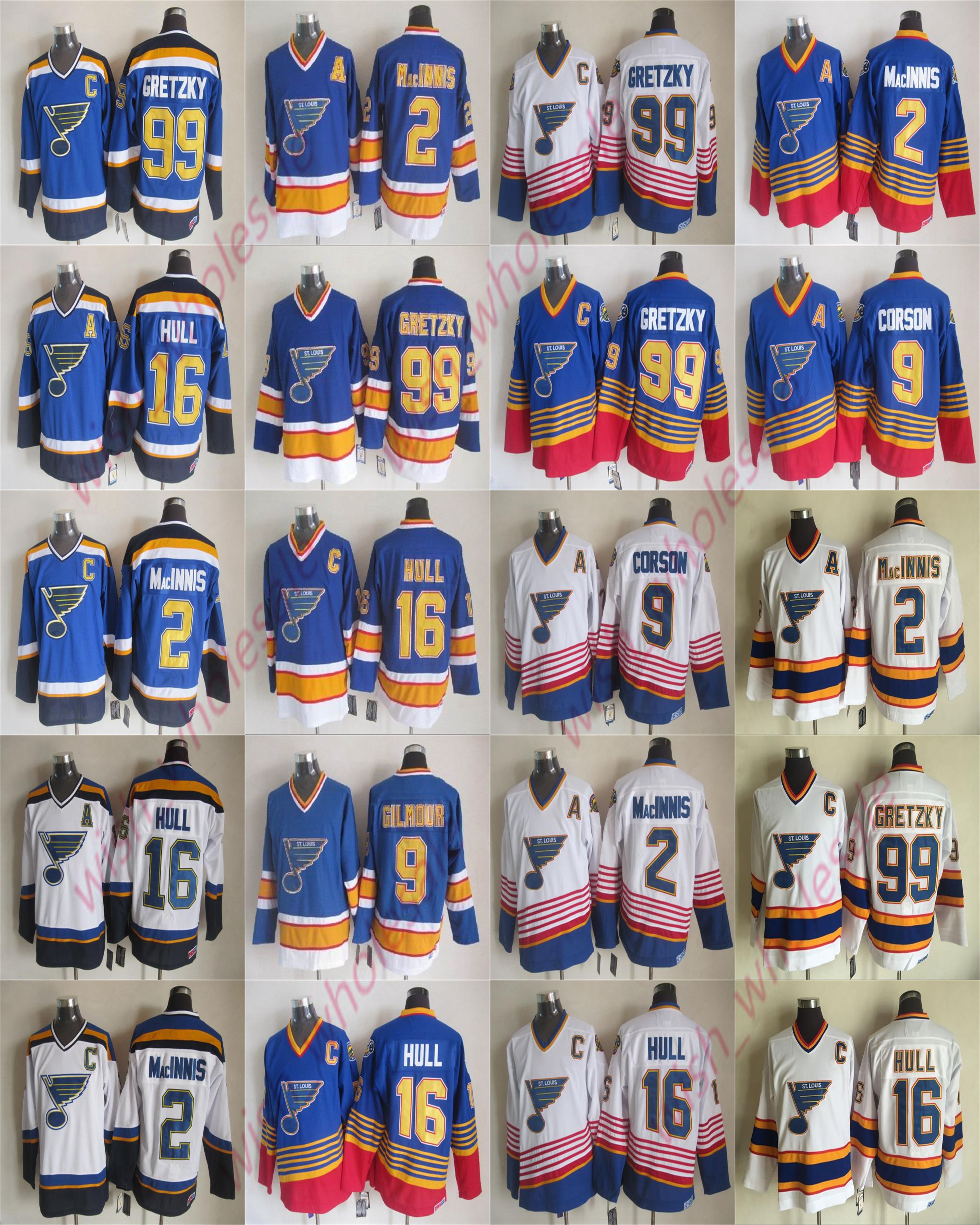 black stl blues jersey