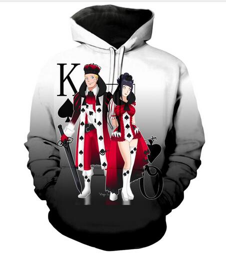 

New Fashion Hoodies Queen of spades 3D Print Men Women Sport Sweatshirt Designer Hoodie Pullover Long Sleeve Streetwear LMS0110, Black