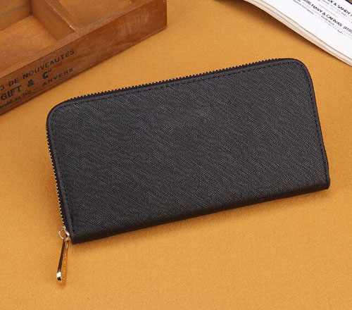 

Fashion Women Wallets Mott Leather Travel Wallet High-quality Woman's Purse with Coin Pocket for Female, Black