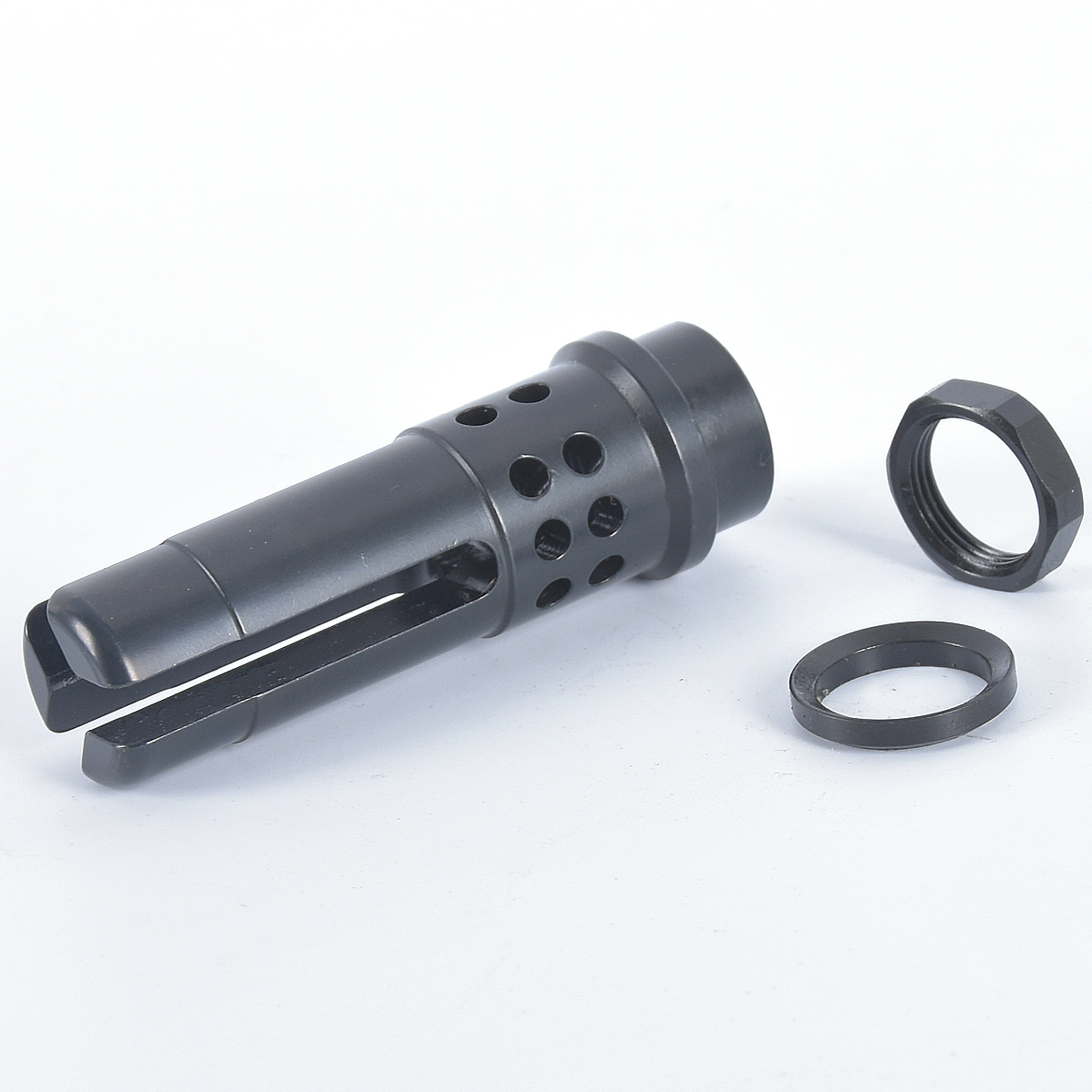 

5/8X24 Threads Fit .308/762 Muzzle Brake Enhance Recoil Control with Jam Nut, Customize