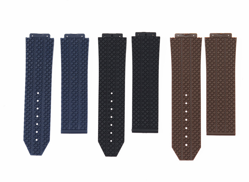 

Applicable to Hengbao silicone strap with pineapple pattern PU strap universe big explosion Hubo strap 24x18mm