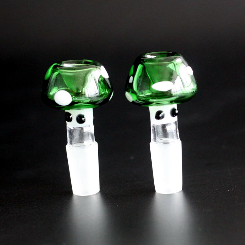 

High Quality Mushroom Glass Bowls Pieces For Bong Hookahs New Arrival 14mm 18mm Bowl for Bongs Bull Head