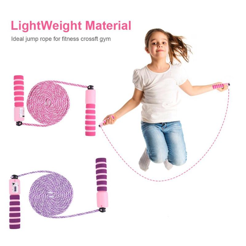 

Adjustable Fast Speed Counting Jump Skip Rope Crossfit Exercise Fast Speed Counting Jump Skip Rope Skipping Wire Calories 2.6m