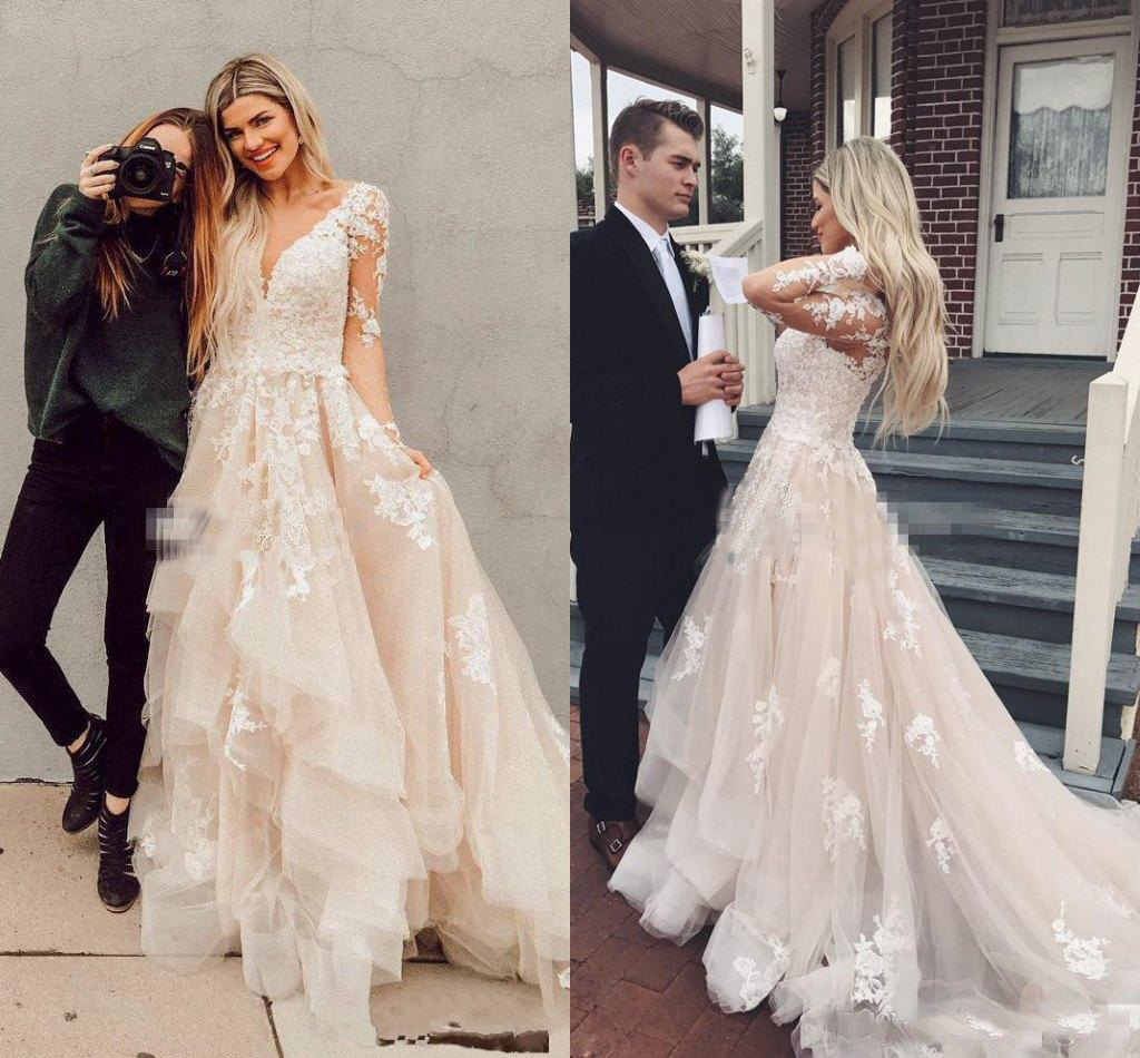 rustic vintage wedding dress