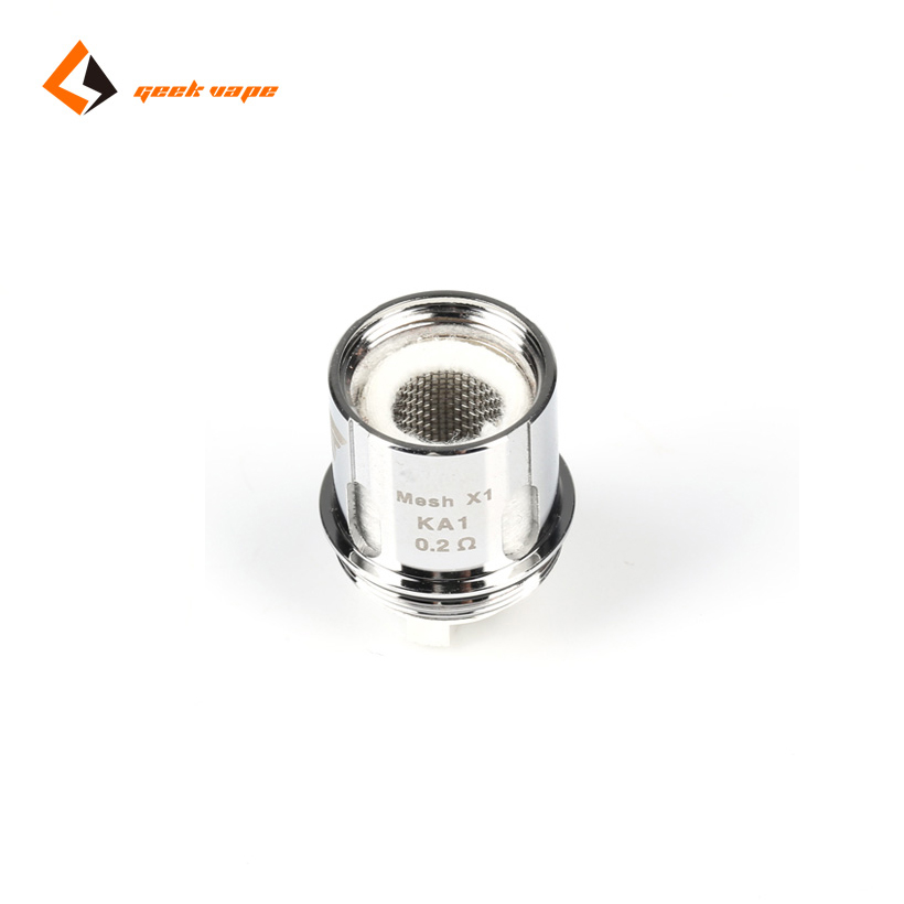 

Geekvape Super Mesh Coils X1 0.2ohm X2 0.3ohm Replacement heads for Aegis Mini / Legend Kits GeekVape Aero Mesh Atomizers 100% Authentic