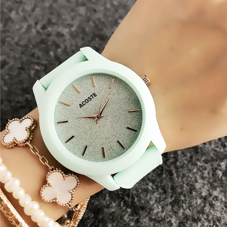 

Crocodile Brand Quartz Wrist watches for Women Men Unisex with Animal Style Dial Silicone Strap LA09, Light green