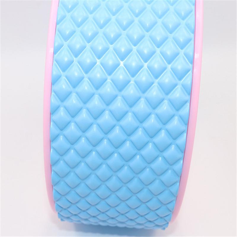 

Yoga Circle High Quality Yoga Wheel Stretching Increase Fitness Flexibility Pose-Professional Training Wheel Exercise Equipment, Pink