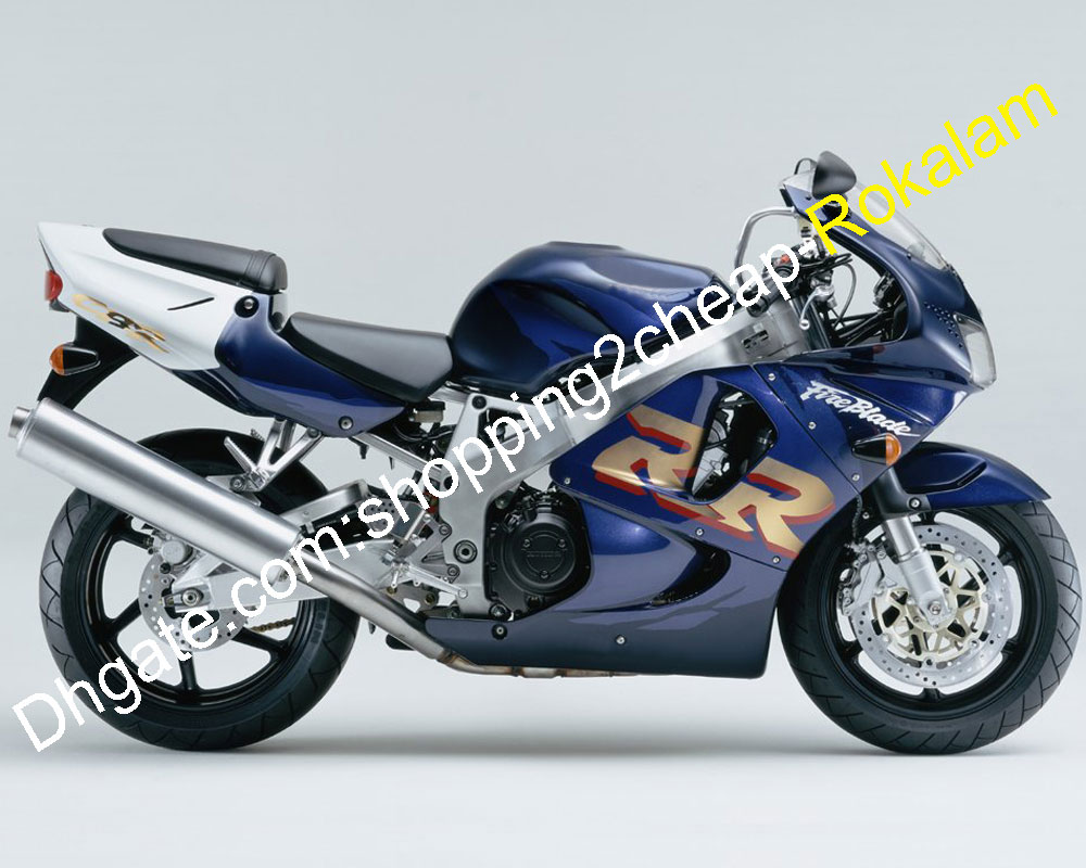 

CBR 900 RR Bodywork Fairing Kit 900RR CBR900 For Honda CBR900RR Fireblade 919 Dark Blue White Motorcycle Fairings 1998 1999 98 99, Customize