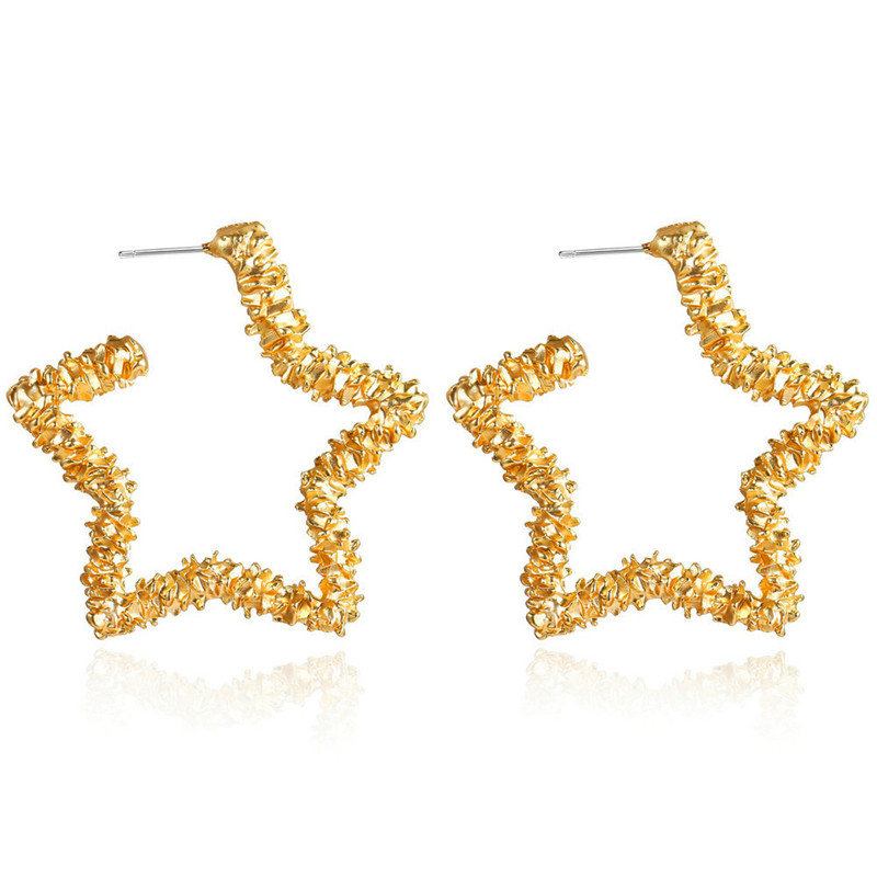 

Japan Korean Fashion Flower Hollow Star Love Heart Dangle Earrings 2020 For Women Girl Party Jewelry Brincos