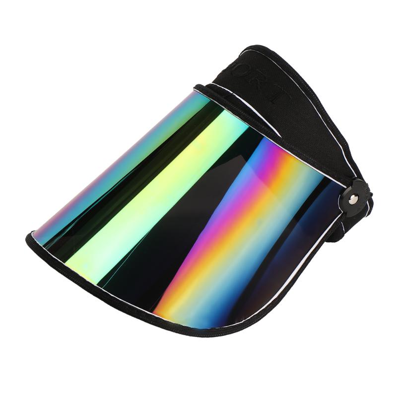 

Summer Sun Hat Women Saliva Hat Ultraviolet-proof Spitting Protection Hats Empty Top Sunshade Visor Caps Sunscreen Sun, Red