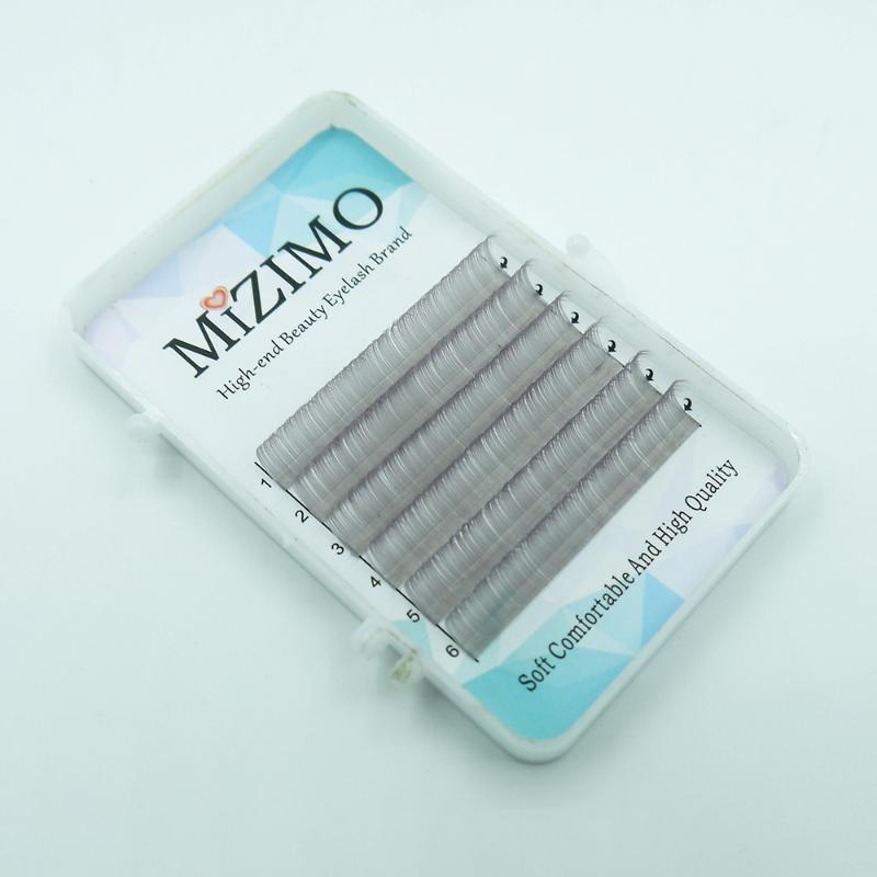 

MIZIMO New color grafting eyelashes personality light gray artificial mink hair salon special grafting eyelash extension tool