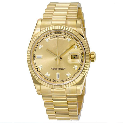 2019 Nouvelle Haute Qualité montre en gros DAY DATE mécanique glisse lisse 40MM mens royal oaks montre en acier inoxydable lunette bracelet Montr