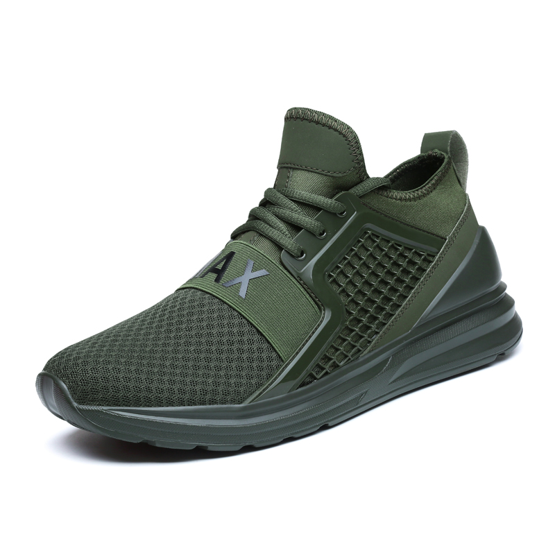 

Factory Wholesale Big Size -47 Chaussure Homme Men Sneakers Casual Breathable Mesh Comfort Running Tennis Sport Shoes 2019, Black