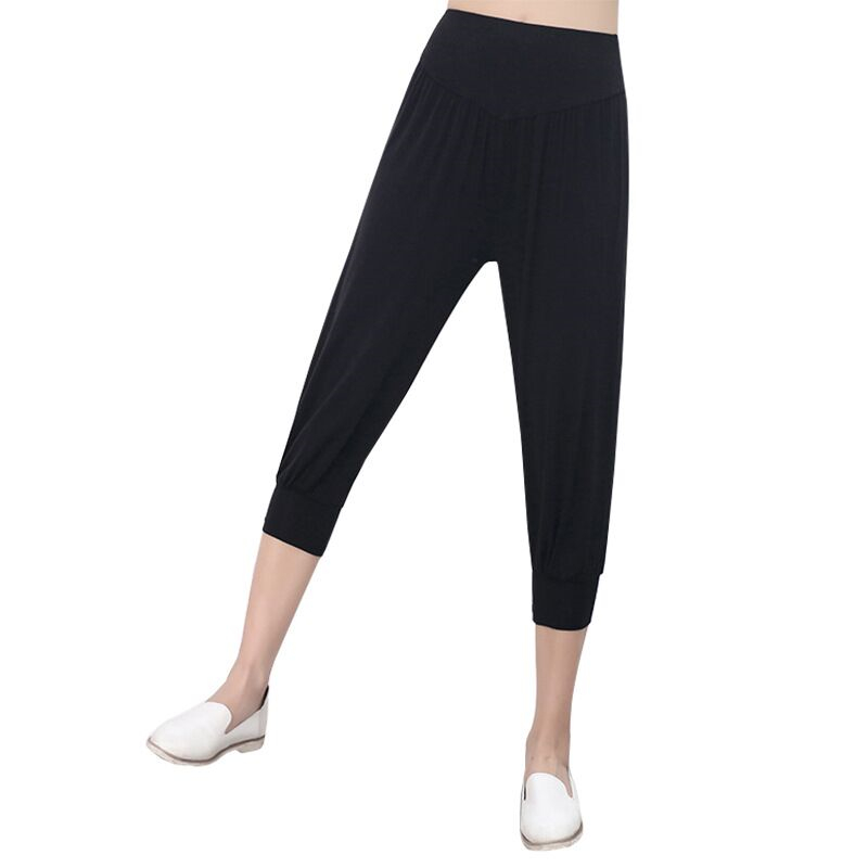 

Summer Sleep Wear for Women Pajama Loose Night Pants Sleep Wear for Women Calf-Length Pants Loungewear Bottoms, Pink