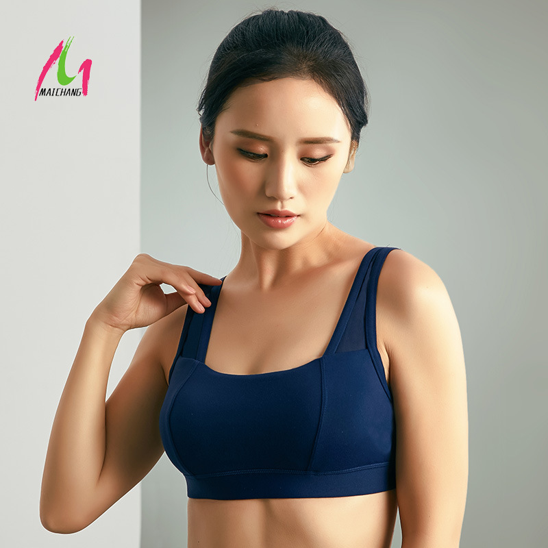 

Strap Wrapped Chest Anti-Sagging shou fu ru Moderate Earthquake Gathered Sports Bra Fitness Sexy Tops, Orange