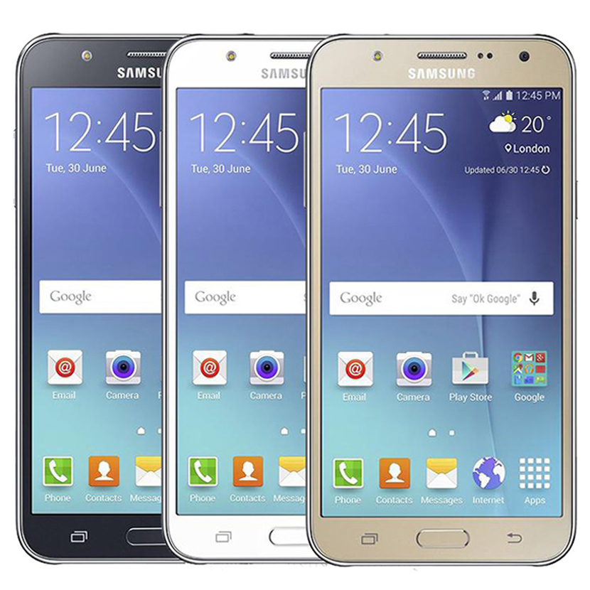 

Refurbished Original Samsung Galaxy J7 J700F Dual SIM 5.5 inch LCD Screen Octa Core 1.5GB RAM 16GB ROM 13MP 4G LTE Unlocked Phone DHL 1pcs, Black