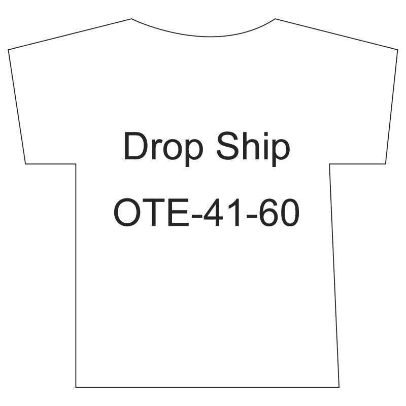 

Unisex Custom T Shirt Customize Tees Drop Shipping OTE-41-60, Ote-47