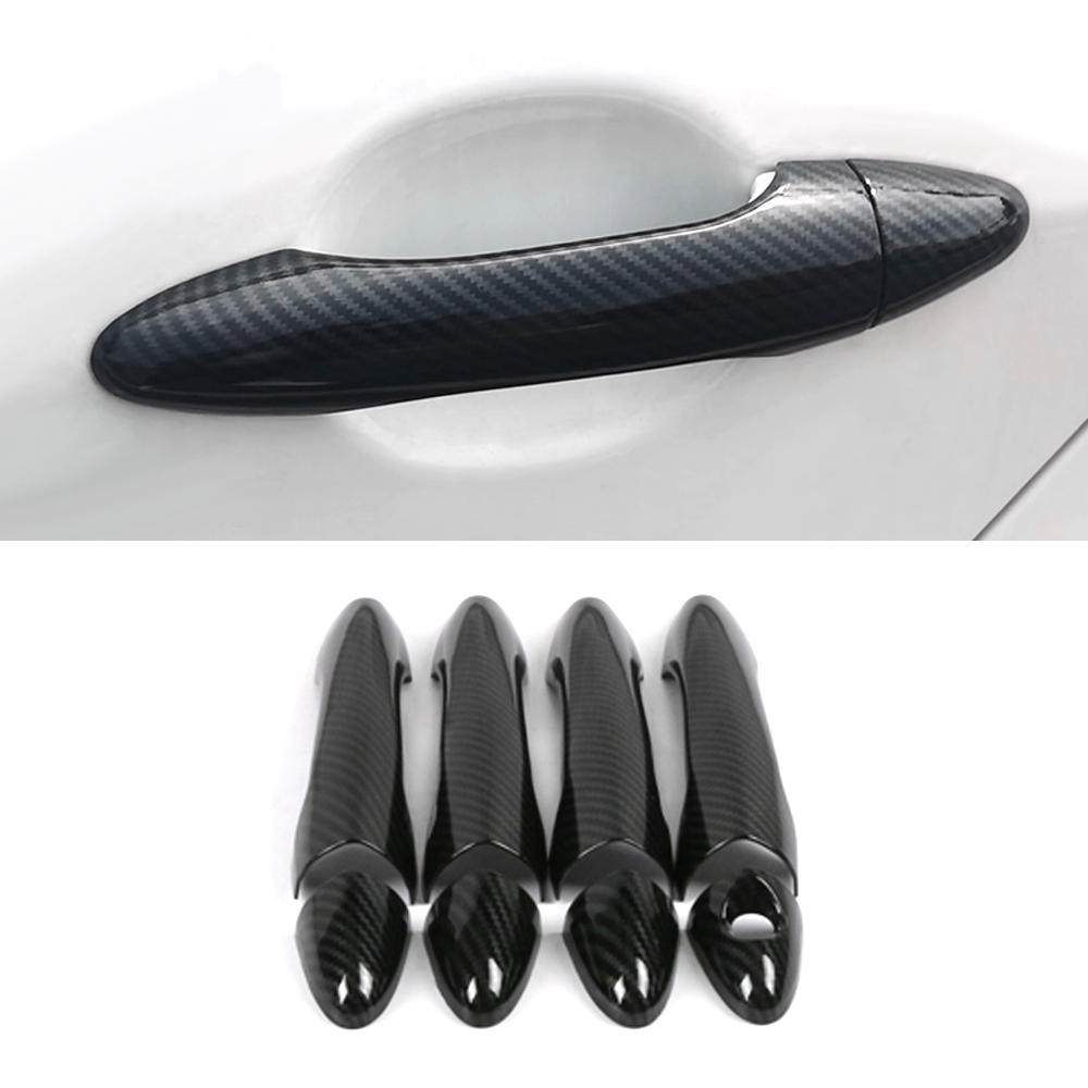 

Car Accessories ABS Carbon Gate Door Handle Trim Frame Sticker Cover Exterior Decoration Moulding for Kia Optima K5 TF 2010-2015