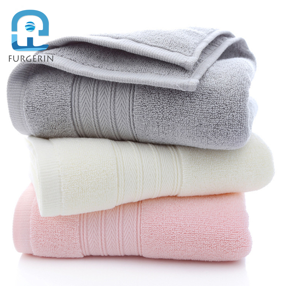 

FURGERIN Microfiber Hair Towel Absorbent bath towel for adults cotton Face Towels Bathroom beach towels Pure Color hotel/home, Pink 1pcs