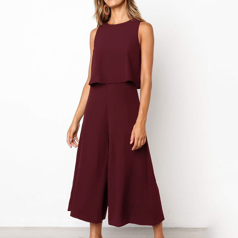 

Summer short jumpsuits 2019 rompers womens jumpsuit Sexy loose Casual zipper female Bodysuit Women' long jumpsuit Bodysuit, Black