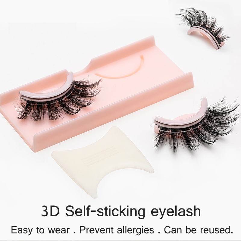 

3D Self-sticking eyelash Prevent allergies Fake eyelashes Reusable False Eyelash 8 style Natural Long Dropshipping