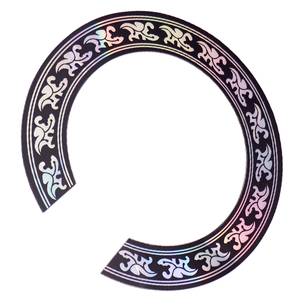 

Finest 1x 38 39inch Acoustic Guitar Sound Hole Decal Musical Instrument Accessory