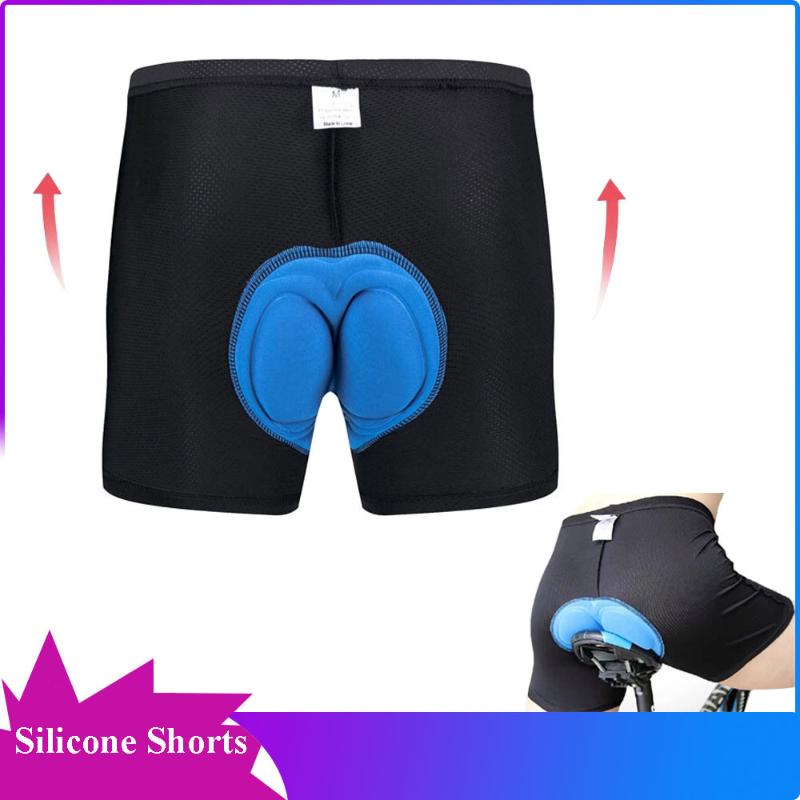 

Gel Silicone Riding Short Pants Cycling Shockproof Underpant Underwear Clothing 3D Pad