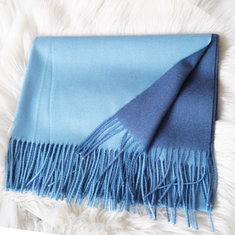

Wholesale-double-sided new cashmere scarf women autumn and winter warm thick shawl scarf dual-use wholesale