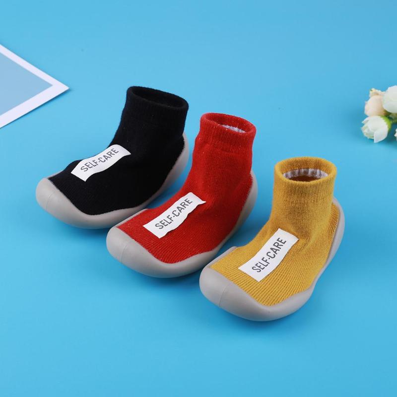 

Kindergarten Soft Sole Shoes Graceful and Beautiful Novelty and Beauty Boys Girls First Walkers Autumn Home Floor Shoes, Yellow-6-12m