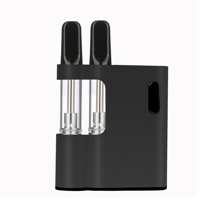 

Vsm-2 650mAh Electronic Cigarette Battery Adjustable Voltage 510 Interface Dual Atomizer Design (Only Battery) fit for 0.8ohm tank, Red(no atomizer)