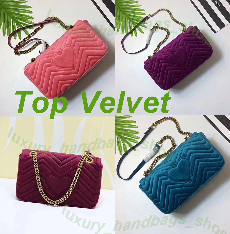 

Love heart Wave Pattern NEW ARRIVED luxury handbags women bags designer small messenger Velour bags feminina velvet girl bag 446744, Plum