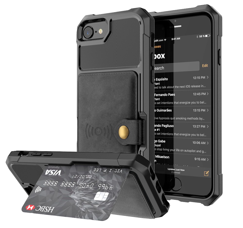 

Luxury PU Leather Wallet Case for iPhone 6 6s 7 8 Plus X XS XR XS MAX Cases Wallet Flip Cover Buckle for iPhone Phone XR Fundas, Red